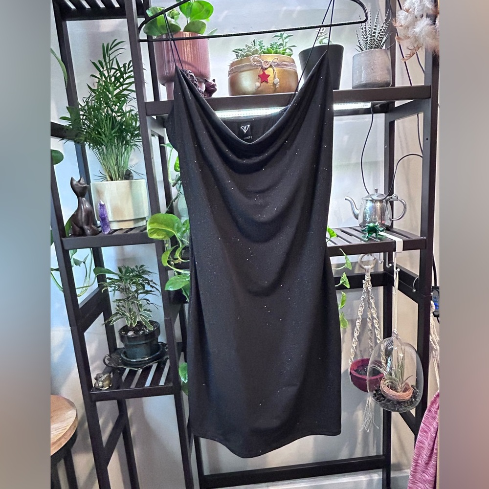 Elegant Black Mini Dress